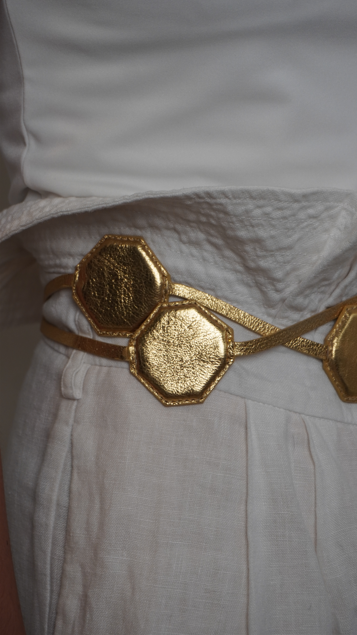 Slim Honey Belt — Detalle 2 | LEEN